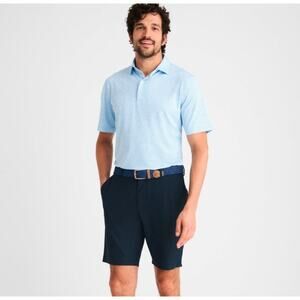 Johnnie-O 9” Inseam Cross Country Prep-Formance Shorts High Tide Sz 40